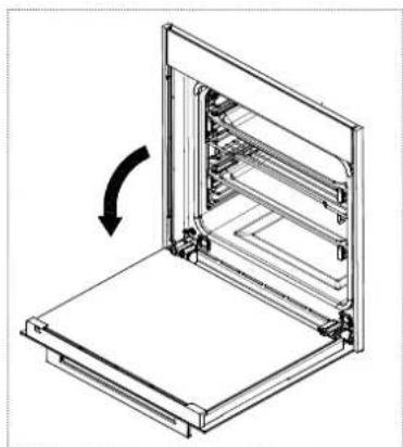FRANKE FS 913 P - Removing and cleaning the internal glass panel from the oven door - 1