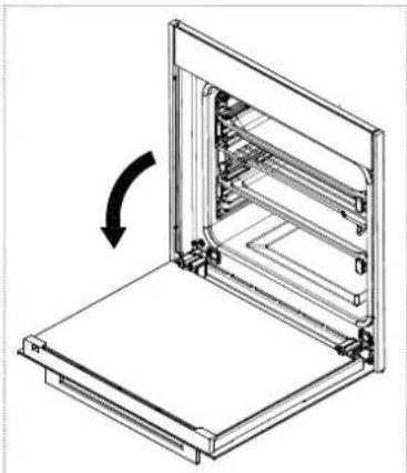 FRANKE FS 913 P - Rimozione della porta del forno - 1