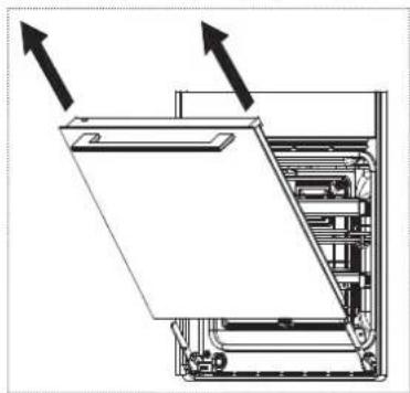 FRANKE FS 913 M - Removing the oven door - 4