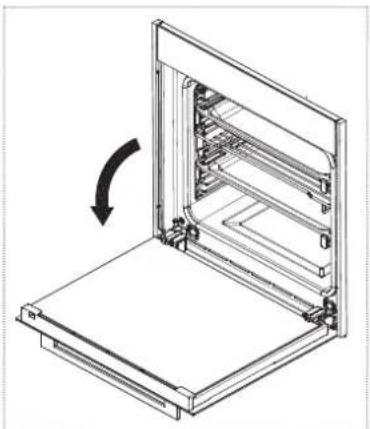 FRANKE FS 913 M - Ovendeur verwijderen - 1