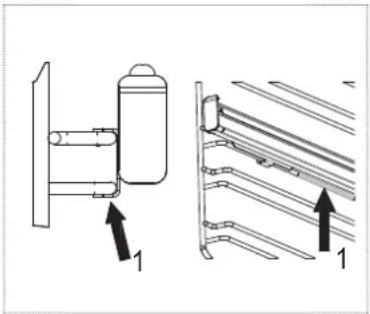 FRANKE FS 913 M - Telescopische geleiders verwijderen - 1