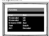 Finlux CTW2827T DVD - TV-FUNCTIONS (MENU'S) - 2