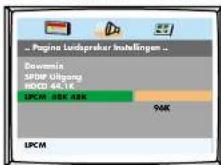 Finlux CTW2827T DVD - PAGINA AUDIO INSTELLINGEN : - 4