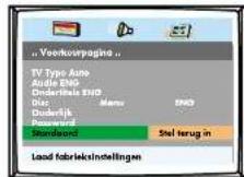 Finlux CTW2827T DVD - DVD INSTELLINGEN - 2