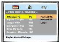 Finlux CTF1504T DVX - MENURÉGLAGES - 2