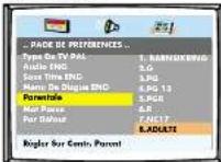 Finlux CTF1504T DVX - REGLAGES DVD - 5