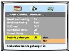 Finlux CTF1504T DVX - INSTELLINGEN DVD - 1