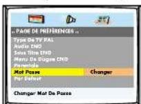 Finlux CTF1504T DVX - REGLAGES DVD - 1