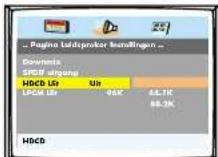 Finlux CTF1504T DVX - PAGINA AUDIO INSTELLINGEN : - 3