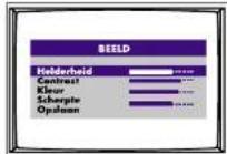 Finlux CT2112TN DVD - MENU VOOR DE BEELDINSTELLING - 1