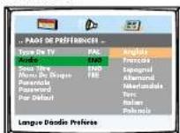 Finlux CT2112TN DVD - REGLAGES DVD - 2