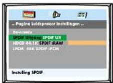 Finlux CT2112TN DVD - PAGINA AUDIO INSTELLINGEN: - 2