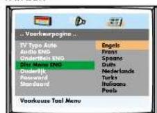 Finlux CT1412T DVD - VOORKEUZE PAGINA - 4