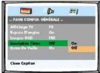 Finlux CT1412T DVD - MENURÉGLAGES - 5