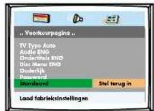 Finlux CT1412T DVD - DVD INSTELLINGEN - 2