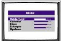 Finlux CT1412T DVD - MENU VOOR DE BEELDINSTELLING - 1