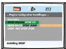 Finlux CT1412T DVD - PAGINA AUDIO INSTELLINGEN: - 2