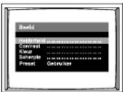 Finlux CTW2827TN DVD - MENU VOOR DE BEELDINSTELLING - 1