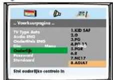 Finlux CTW2827TN DVD - VOORKEUZE PAGINA - 5