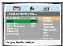 Finlux CTW2827TN DVD - REGLAGES DVD - 2