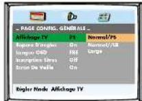 Finlux CTW2827TN DVD - MENURÉGLAGES - 2
