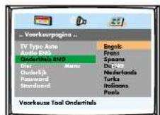 Finlux CTW2827TN DVD - VOORKEUZE PAGINA - 3