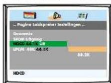 Finlux CTW2827TN DVD - PAGINA AUDIO INSTELLINGEN : - 3