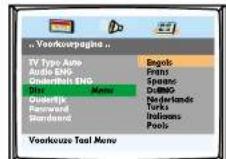 Finlux CTW2827TN DVD - VOORKEUZE PAGINA - 4