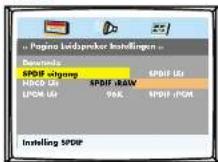 Finlux CT1414TDVX - PAGINA AUDIO INSTELLINGEN : - 2