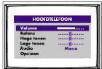 Finlux CT1414TDVX - MENU HOOFDTELEFOON - 1