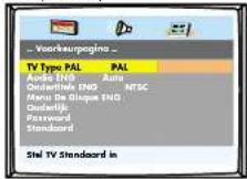 Finlux CT1414TDVX - VOORKEUZE PAGINA - 1