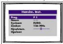 Finlux CT 1413 T DVD - MANUEEL PROGRAMMEREN (groene toets) - 1