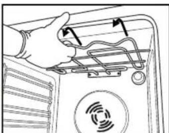 IGNIS AKS 2000 - ABSENKEN DES OBEREN GRILLEELEMENTS (NUR BEI EINIGEN MODELLEN) - 2
