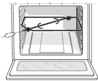 INDESIT K6C51R - Het braadspit - 1