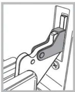 INDESIT I5V62A(W)EU - Démontage et remontage de la porte du four : - 1