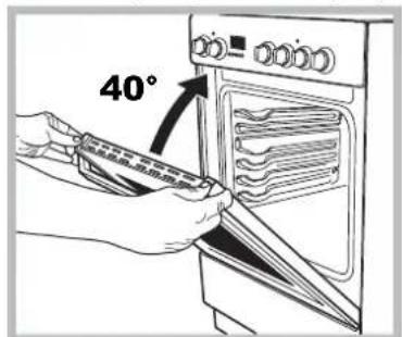 INDESIT I5V62A(W)EU - Demonteren en wee mer monteren van de.    ovendeur - 3