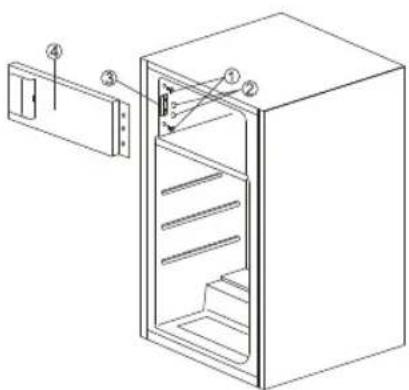 IGNIS ARL 978 - Reversing the Inside Compartment Door Swing - 1