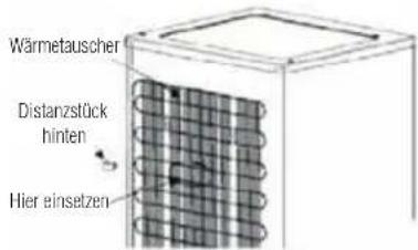 ZANUSSI ZFU 219 WO - Distanstück hinten - 2
