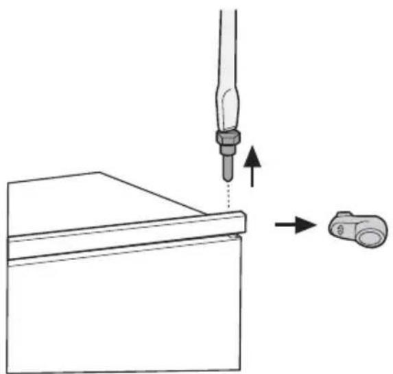 Pelgrim PVS3102N - Wechsel des Türanschlags - 1