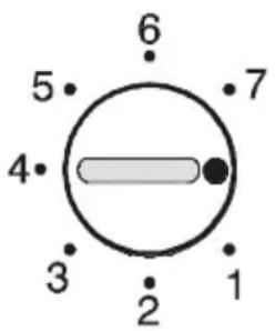 Pelgrim OVG214 - Temperature selection - 1