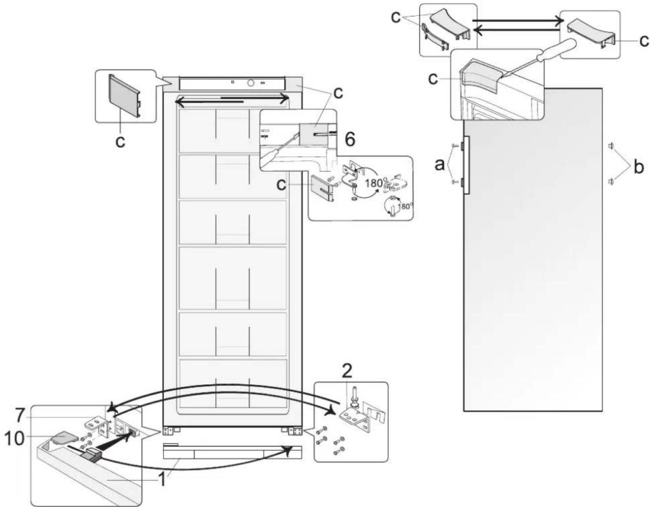 BRANDT BFU5456GB - WARNING! Turn off the appliance and pull the plug out of the electricity supply socket. - 1