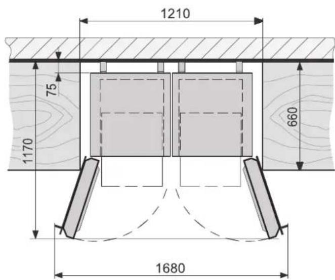 BRANDT BFU5456GB - POSITIONPING - 2