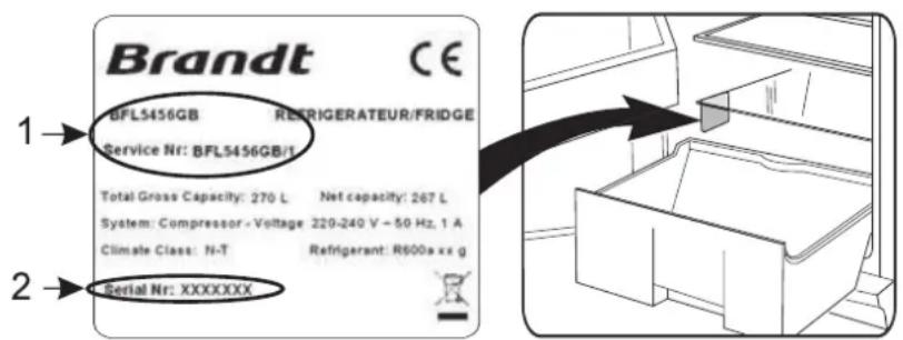 BRANDT BFU5456SW - GARANTIYDELSE - 1