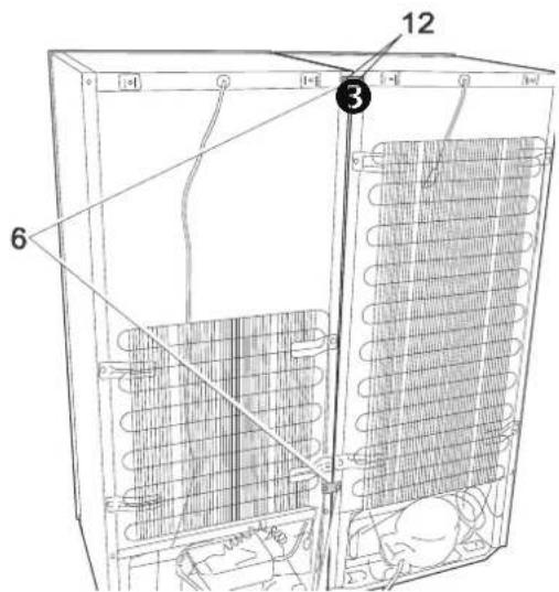BRANDT BFU5456SW - Connecting the appliances - 1
