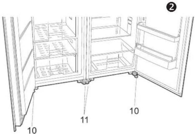 BRANDT BFU5456SW - PLACERING - 7