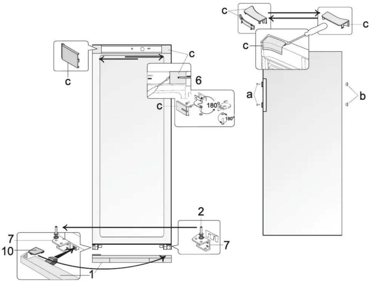 BRANDT BFU5456SW - ATTENTION ! Éteignez l'appareil et débranchez la prise électrique. - 1