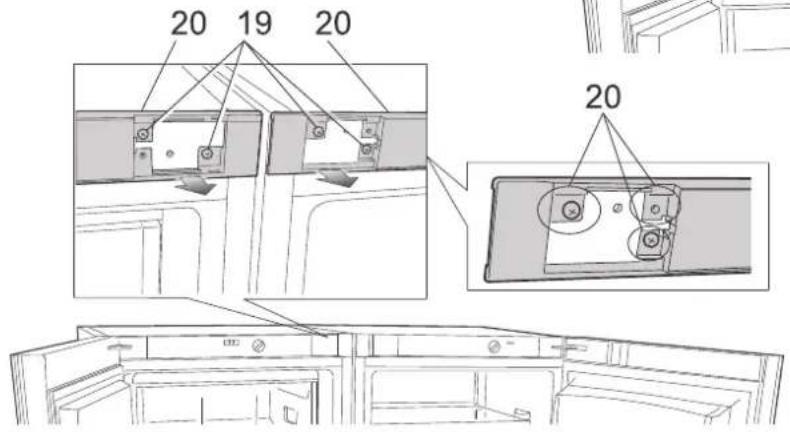 BRANDT BFU5456SW - Connecting the appliances - 5