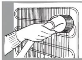 BRANDT BFU5456SW - Recuerde que antes de desescarchar el aparato y limpiar la parte trasera del cuerpo del aparato, debe desconectar el aparato de la toma eléctrica de alimentación tirando del enchufe de la toma de electricidad. - 2