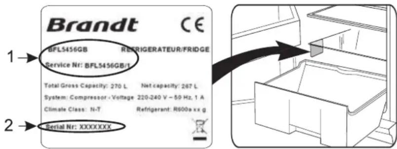 BRANDT BFU5456SW - INFORMACIÓN DE PROTECCIÓN DEL MEDIO AMBIENTE - 2