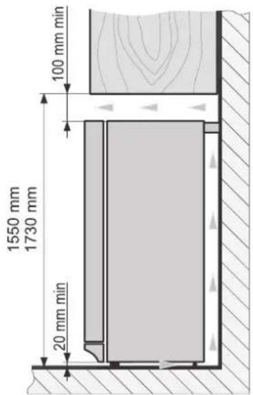 BRANDT BFU5456SW - POSITIONNEMENT - 2
